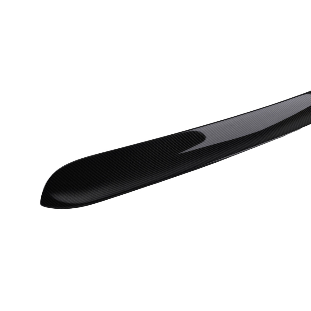 ABS Rear Carbon Style Wing compatible for Dodge Charger 2011-2022 Black Upper Direct Mount