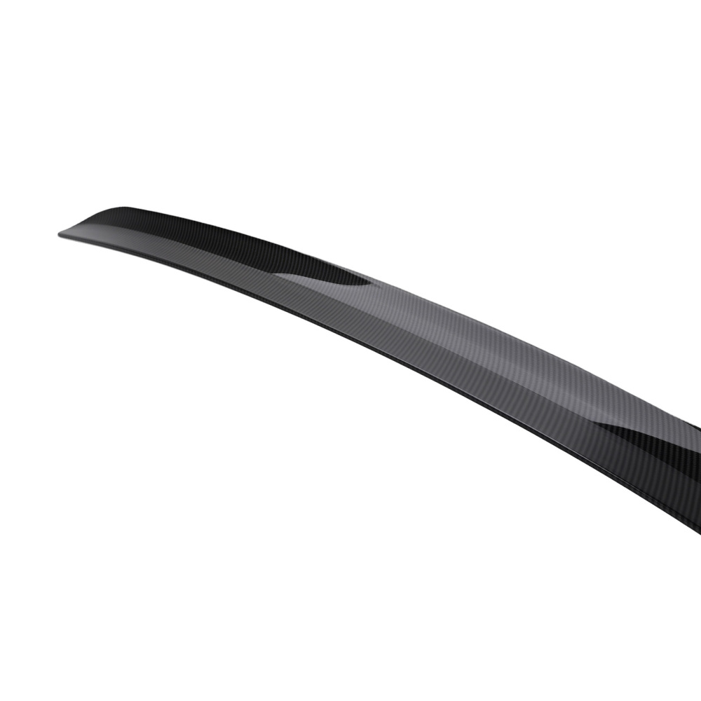 ABS Rear Carbon Style Wing compatible for Dodge Charger 2011-2022 Black Upper Direct Mount