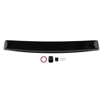 ABS Black Trunk Spoiler compatible for Dodge Challenger 2008-2023 Upper Mounted Wing
