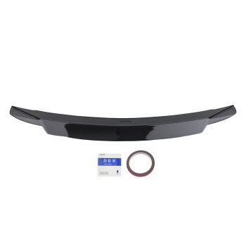 Rear Trunk Spoiler Wing Lip compatible for Honda Civic Sedan 2022-2024 Black ABS Plastic