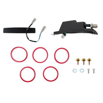 ABS Plastic Wing Spoiler compatible for Honda CR-V 2012-2016 Gloss Black Painted Rear