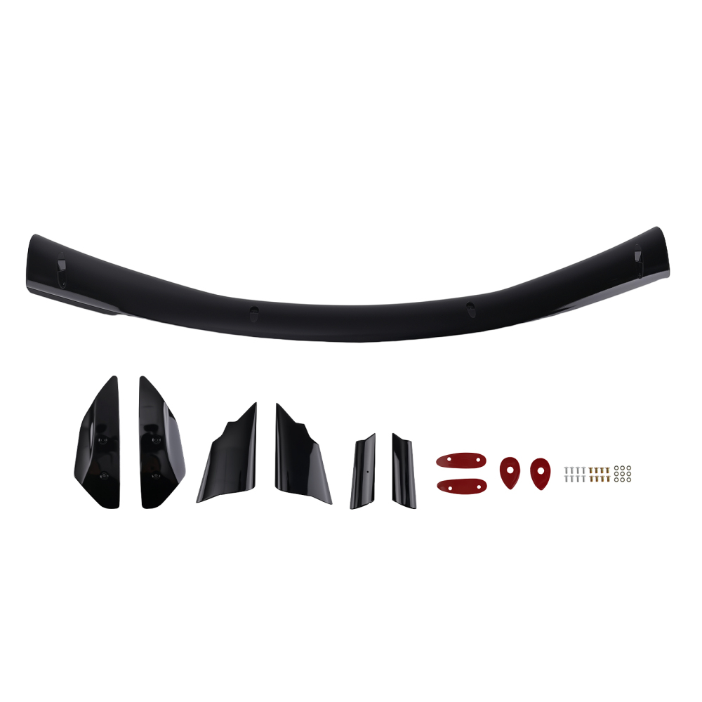 ABS Wing Spoiler Gloss Black compatible for Chevrolet Corvette C8 2020 2021 2022-2024