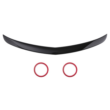 ABS Plastic V Style Rear Spoiler compatible for Cadillac CT5 2020-2022 Gloss Black Wing