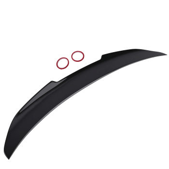 Trunk Spoiler Wing compatible for BMW 3 Series E93 M3 Convertible 07-14 PSM Style Black ABS