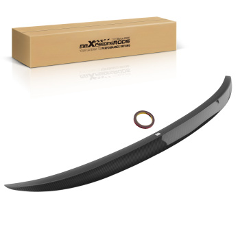 Aero Style Trunk Wing Spoiler compatible for BMW F32 4-Series 2014-2020 Carbon Fiber Black