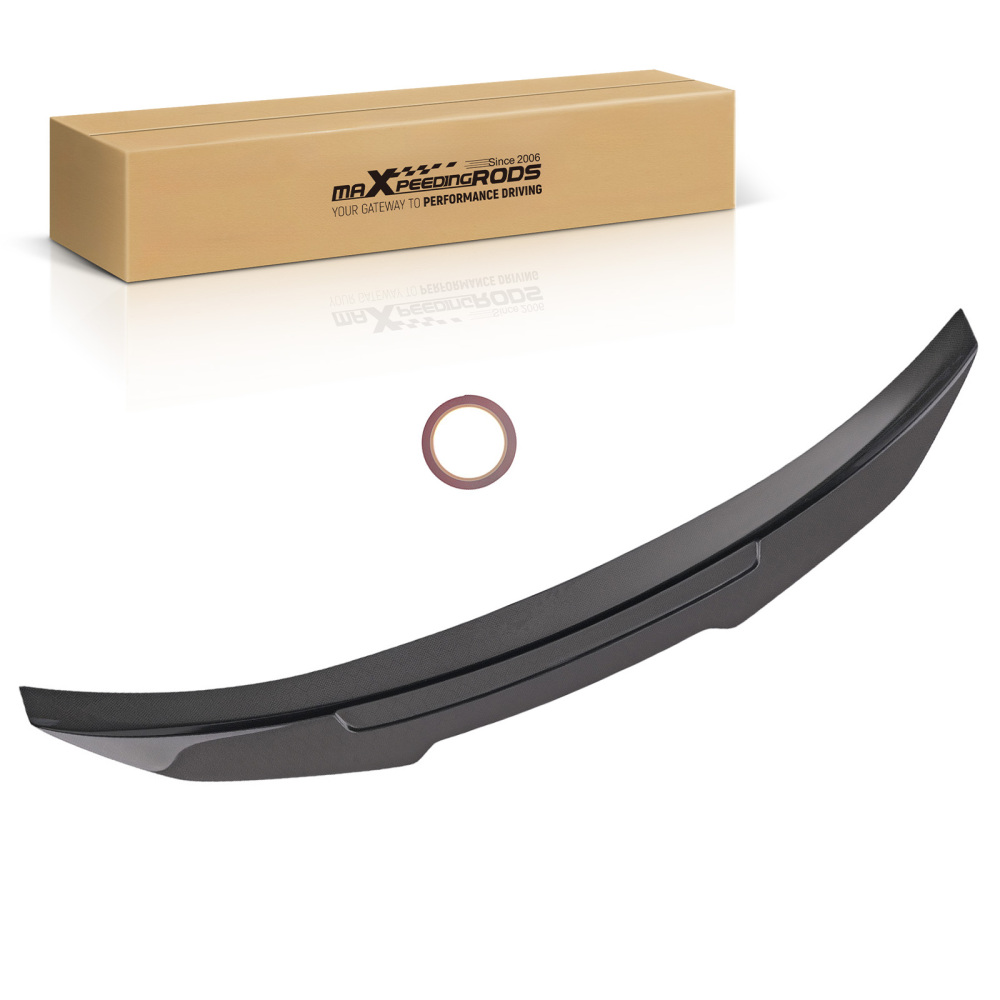 Rear Trunk Wing Spoiler Carbon Fiber compatible for BMW F82 M4 Coupe 2015-2020 Sport Style