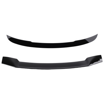 ABS Trunk Wing Spoiler Kit compatible for Kia K5 2021-2024 Painted Black Duckbill Design