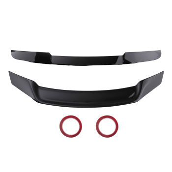 ABS Trunk Wing Spoiler Kit compatible for Kia K5 2021-2024 Painted Black Duckbill Design