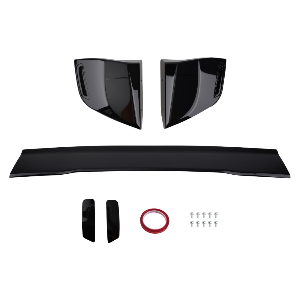 Rear Trunk Spoiler compatible for Mitsubishi Lancer EVO 2002-07 4-Door Wing Gloss Black