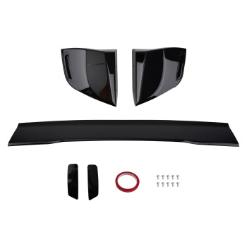 Rear Trunk Spoiler compatible for Mitsubishi Lancer EVO 2002-07 4-Door Wing Gloss Black