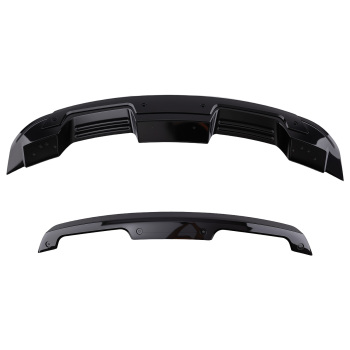 Rear Spoiler Wickerbill compatible for Ford Mustang 2Door 2015 2016-2022 Gloss Black
