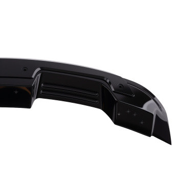 Rear Spoiler Wickerbill compatible for Ford Mustang 2Door 2015 2016-2022 Gloss Black