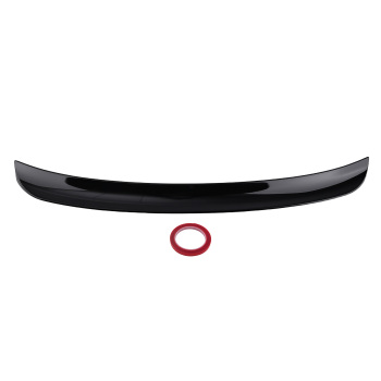 ABS Rear Trunk Spoiler Wing compatible for Infiniti Q50 2014-2024 Sedan Glossy Black