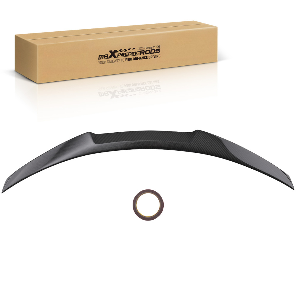 Carbon Fiber Spoiler Wing compatible for Infiniti Q50 Rear Trunk 2014-2024