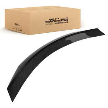 Carbon Fiber Rear Spoiler Trunk Wing compatible for Infiniti Q60 2 Door 2017-2022