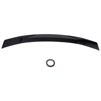 Trunk Lip Spoiler Wing compatible for Hyundai Sonata 2020-2025 Glossy Black Duckbill Design