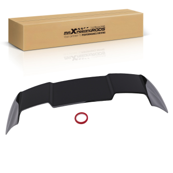 Painted Gloss Trunk Spoiler compatible for Toyota Corolla Hatchback 2019-2022 Rear Black