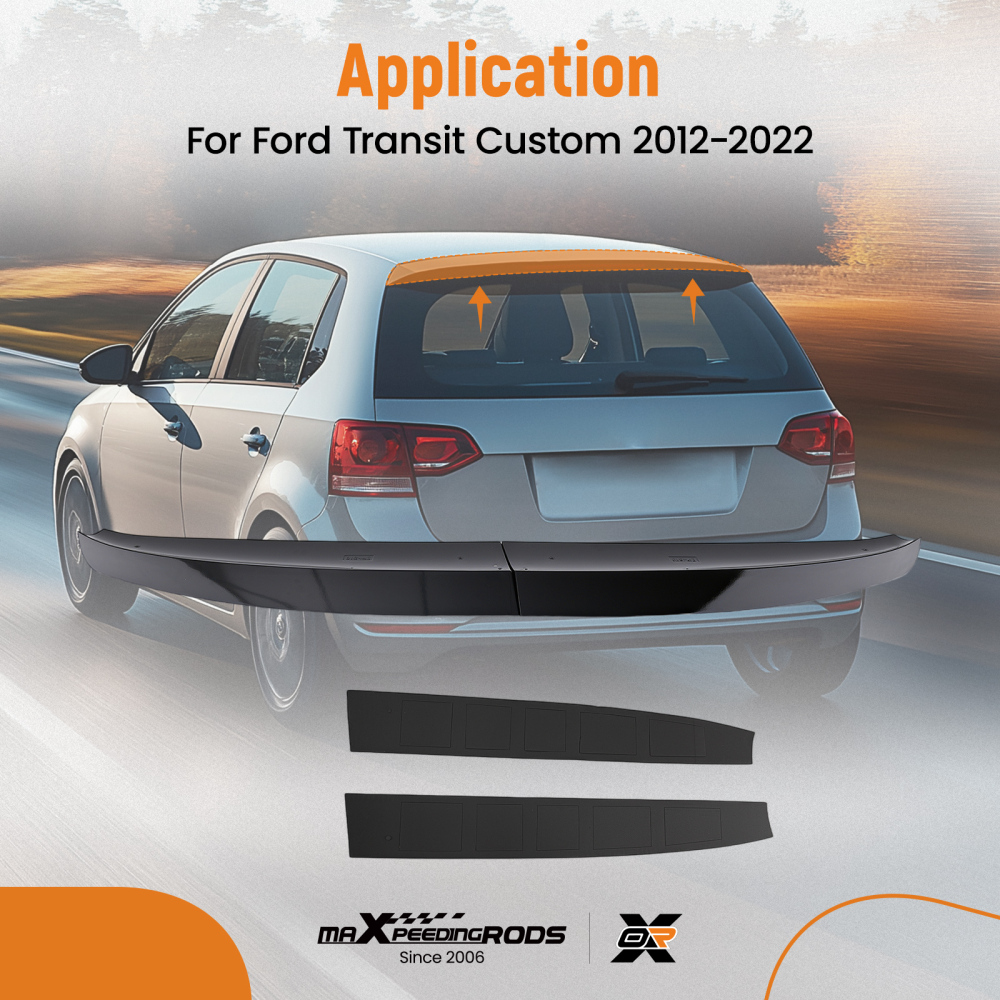 Trunk Wing Spoiler Compatible for Ford Transit Custom 2012-2020 Doule door Barn Twin