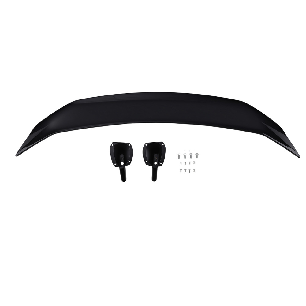 Advanced Elite Trunk Wing Spoiler Black ABS for Universal Sedan Cars Easy Mount