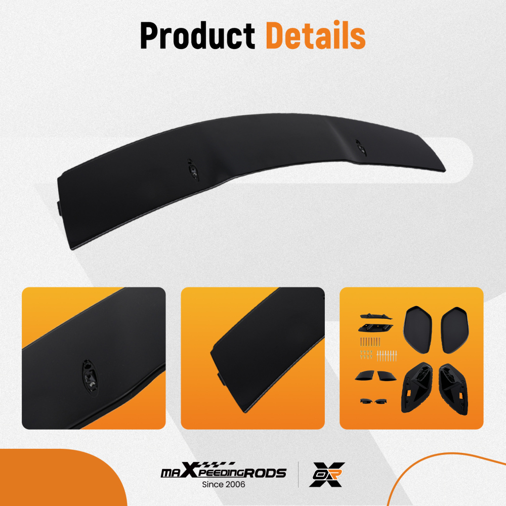 Rear Trunk Lip Spoiler Wing compatible for Mercedes A Class W177 A220 A35 A45 2018+