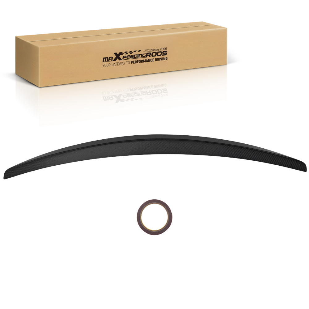 Carbon Fiber Rear Spoiler Trunk Wing compatible for Mercedes-Benz S-Class W222 13-20