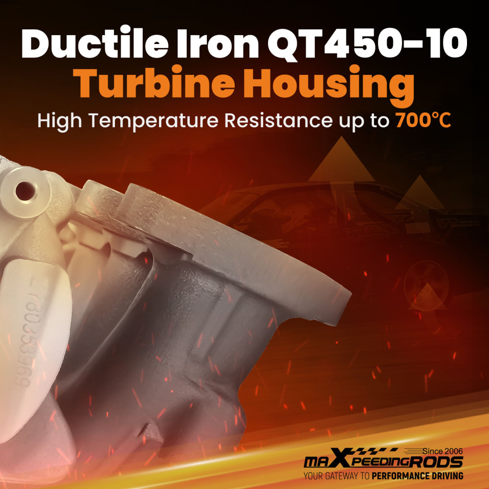 Turbocompresor compatible para Skoda Fabia Octavia Roomster Yeti 1.2 TSI 1197ccm 03F145701K