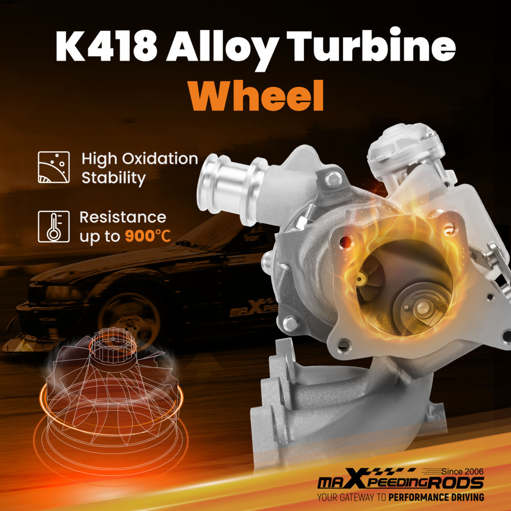 Turbocompresor compatible para Skoda Fabia Octavia Roomster Yeti 1.2 TSI 1197ccm 03F145701K