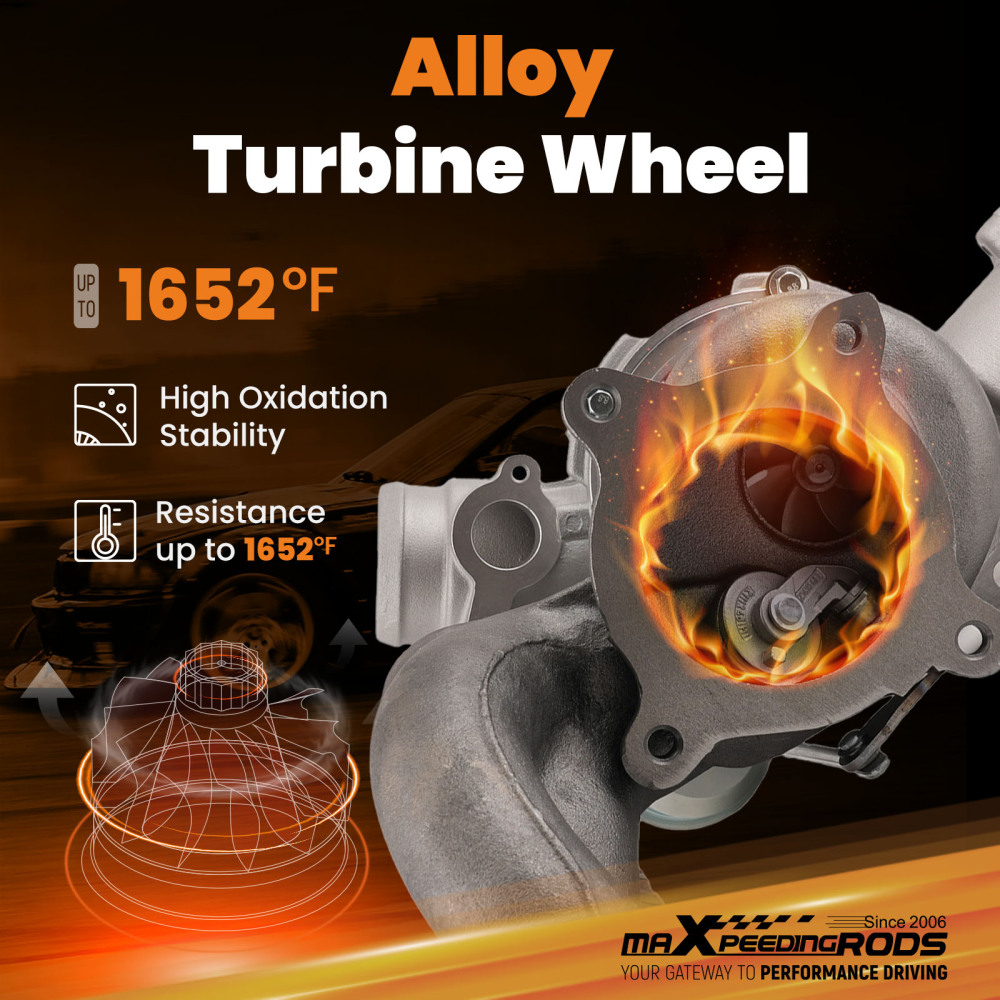 Turbocharger compatible for Audi A4 A5 A6 S4 S5 08-15 With CDNB CDNC CAEA CAEB CFKA Engine