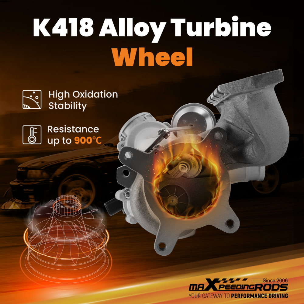 Turbo Turbocharger 2.0T compatible for VW CC compatible for Golf Eos Passat Tiguan compatible for Audi A3 Q3 CCTA 08-14