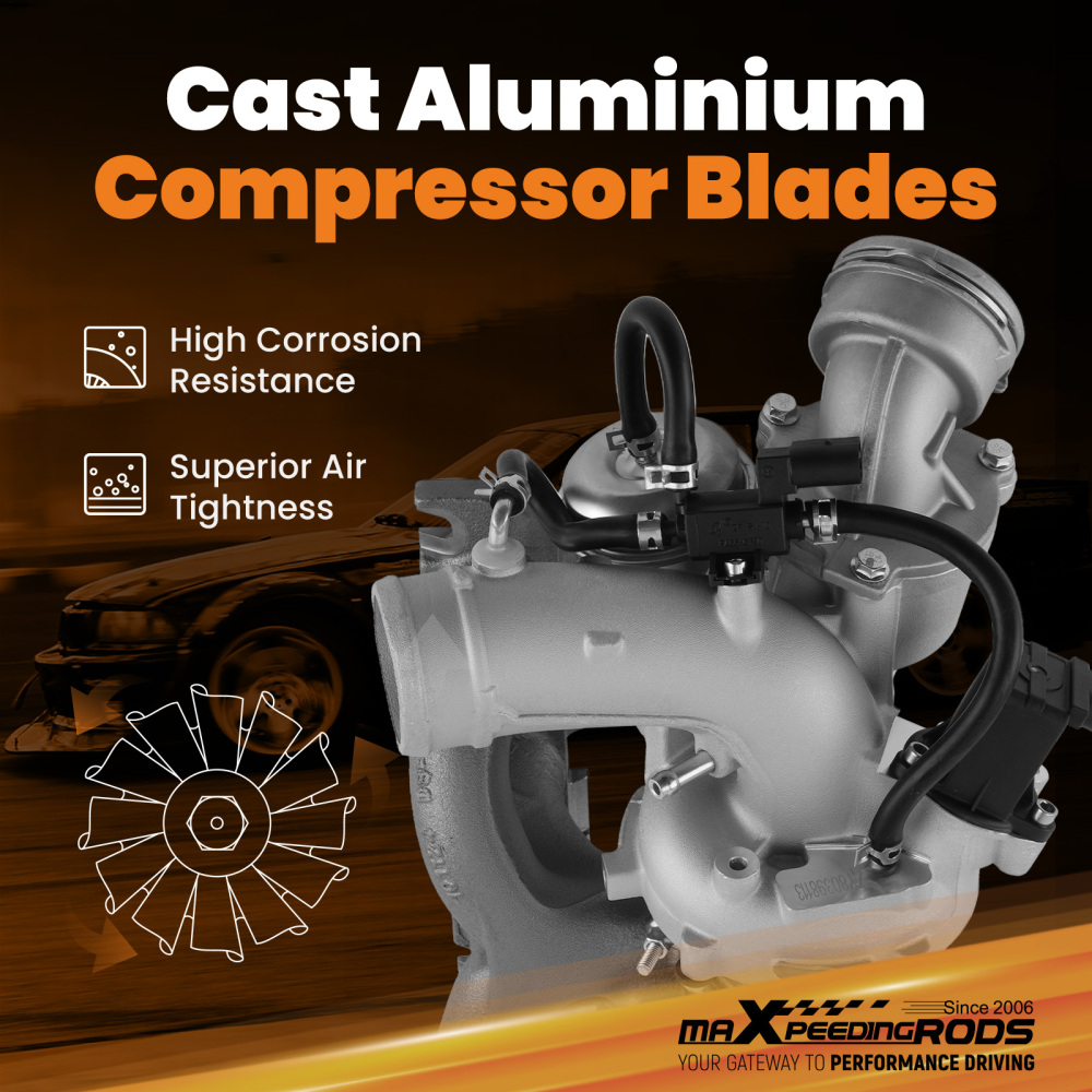 Turbo Turbocharger 2.0T compatible for VW CC compatible for Golf Eos Passat Tiguan compatible for Audi A3 Q3 CCTA 08-14