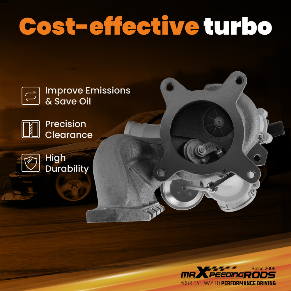 Turbo Turbocharger 2.0T compatible for VW CC compatible for Golf Eos Passat Tiguan compatible for Audi A3 Q3 CCTA 08-14