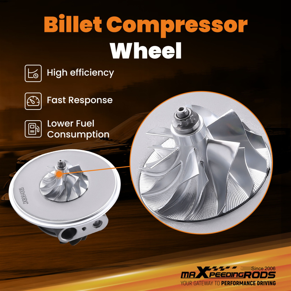 Is38 Upgrade Turbo Cartridge compatible for Vw Golf Mk7 Vii 2.0 R compatible for Audi A3 S3 Quattro 2.0