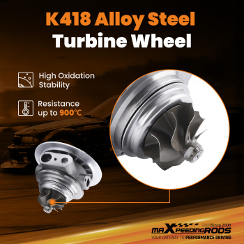 Is38 Upgrade Turbo Cartridge compatible for Vw Golf Mk7 Vii 2.0 R compatible for Audi A3 S3 Quattro 2.0