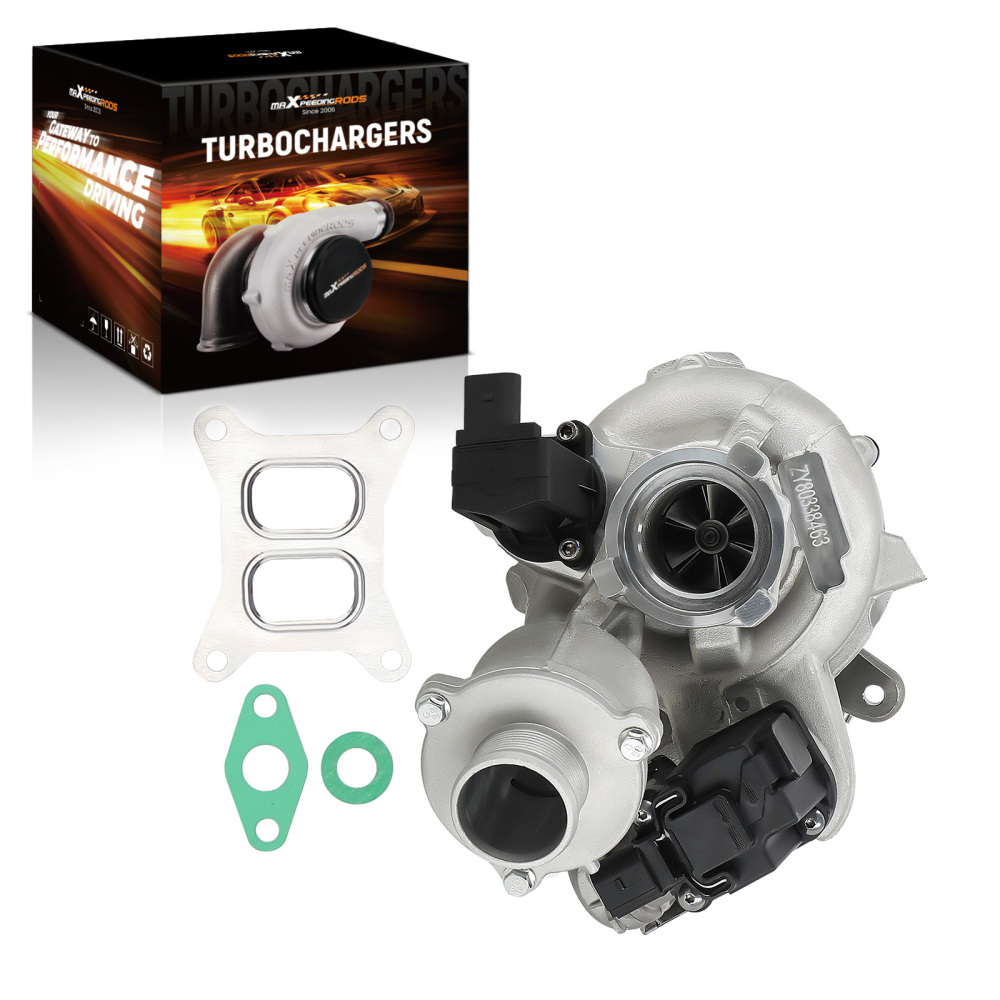 Turbo Turbina Turbocompressore compatibile per Audi S3 compatibile per VW Golf 7 R 2.0L Gas 300HP 06K145722N