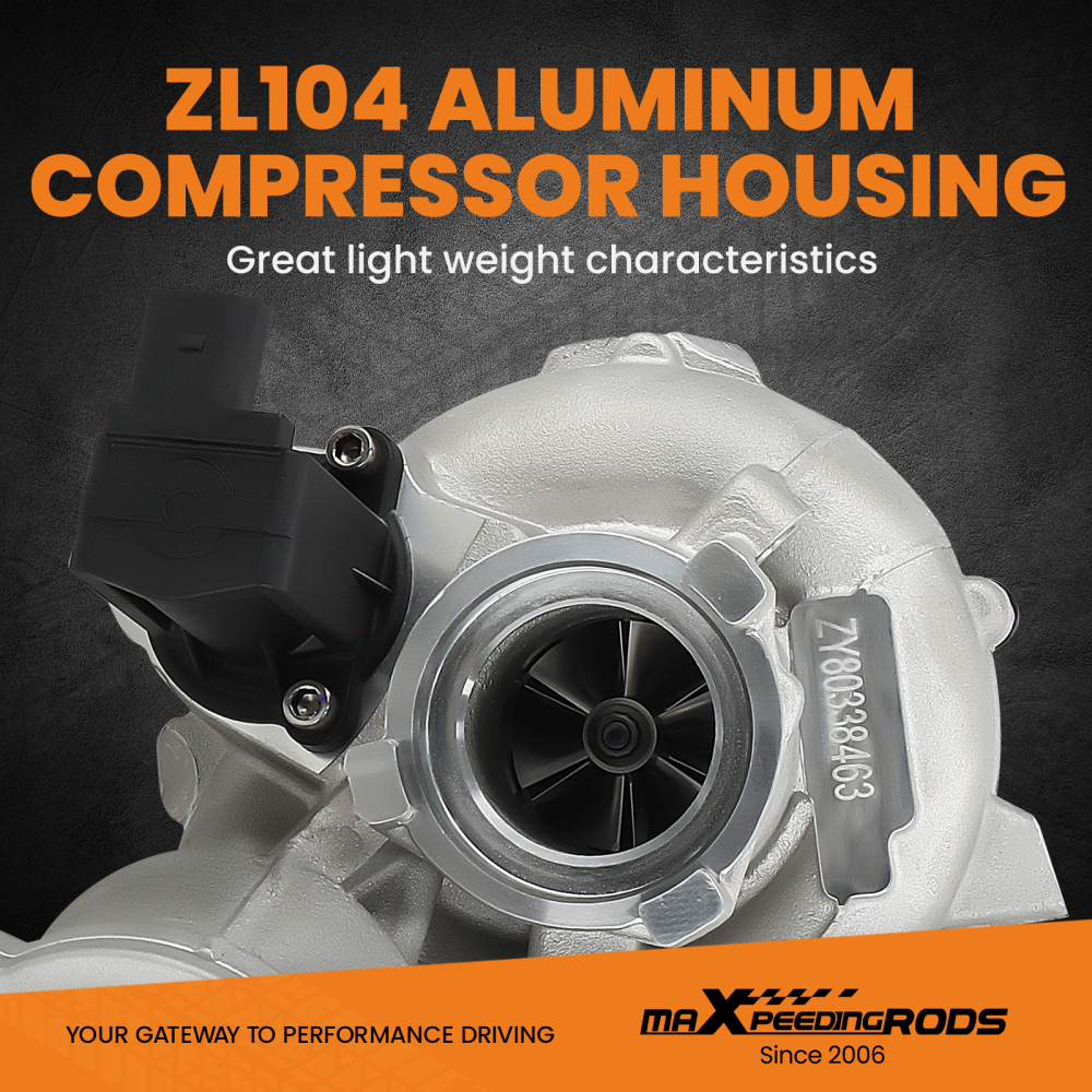 Turbocompresseur compatible pour Seat Leon 2.0 TSI compatible pour Cupra 265 CJXB, CJXC, CJXF 1984ccm 19...