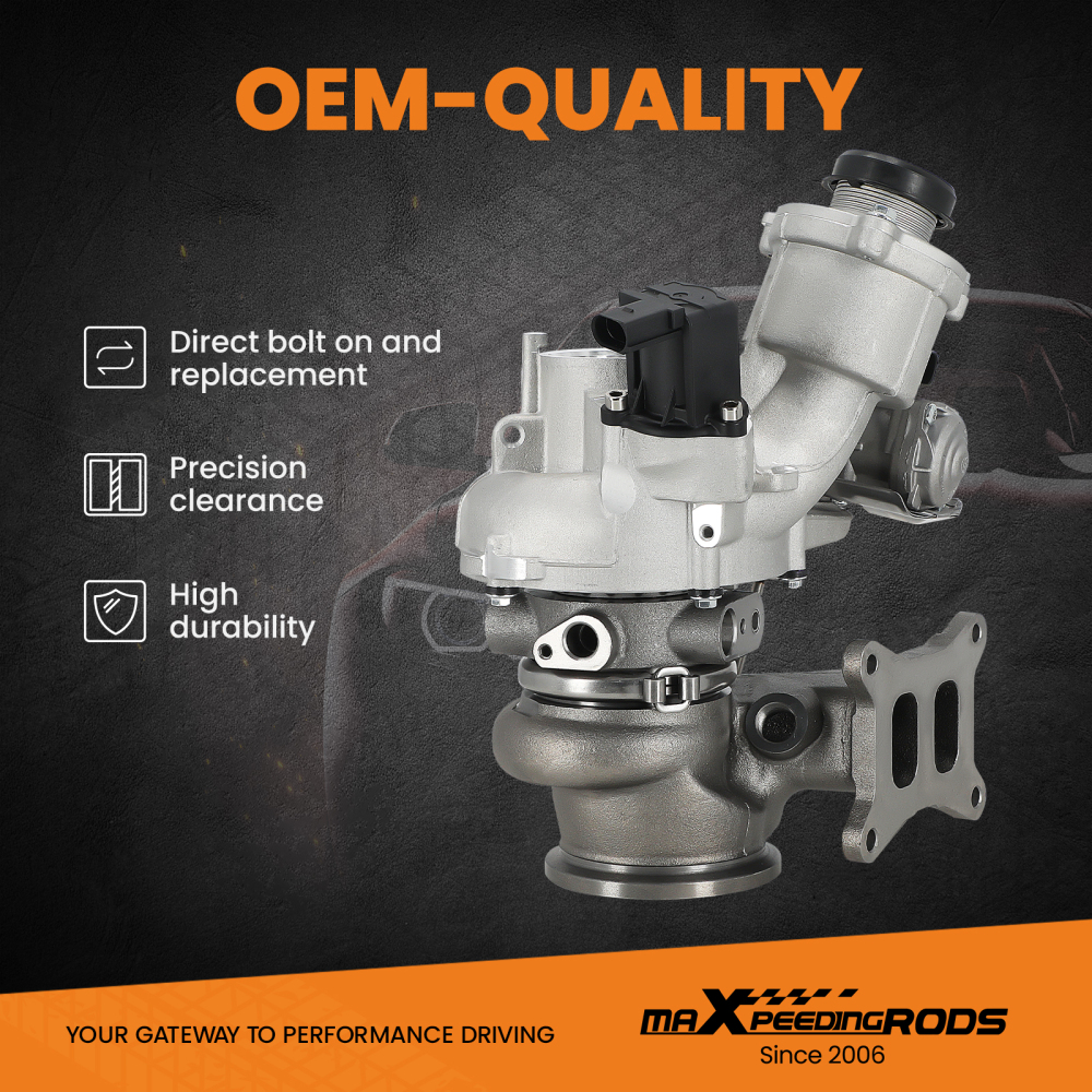 Turbocompresseur compatible pour Seat Leon 2.0 TSI compatible pour Cupra 265 CJXB, CJXC, CJXF 1984ccm 19...