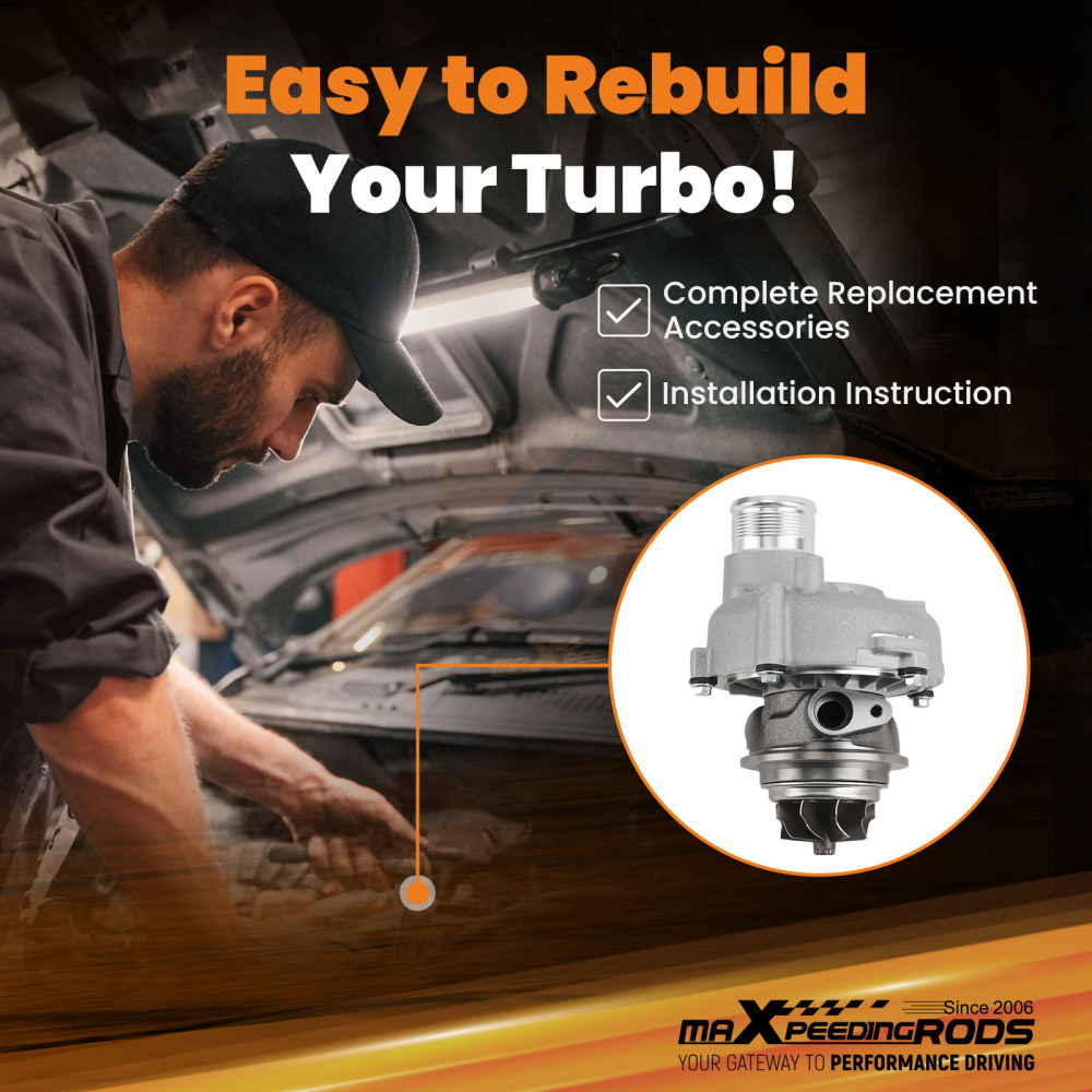 Billet Turbocharger Chra compatible pour Audi A6 C7 S6 4.0 TFSI quattro 3993ccm 079145703P