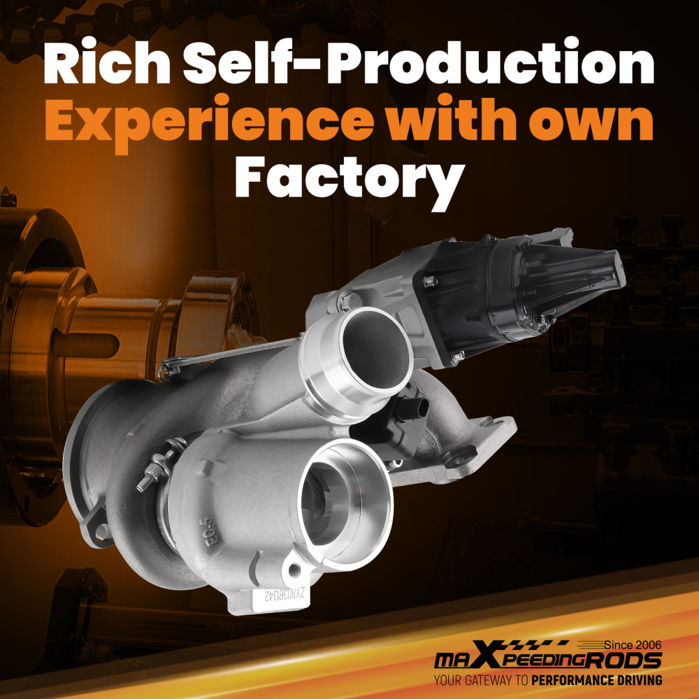 Turbocharger compatible for BMW 125i 320i 328i 520i 528i X1 X3 X4 20i 28i N20 2.0L Turbo