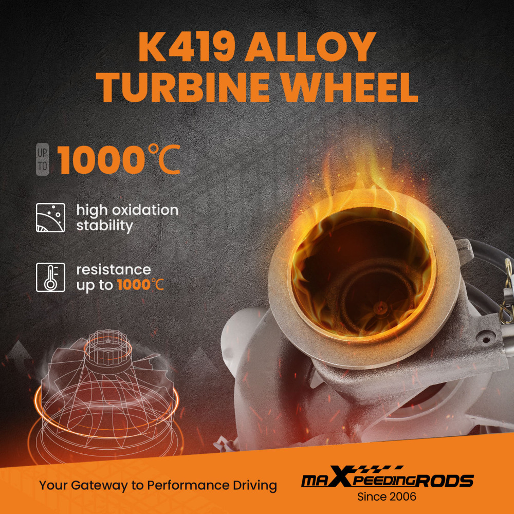 Billet Turbocharger Turbo compatible for Chevrolet CruzeBuick compatible for Encore 2016-2019 L4 1.4L