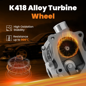 Turbo w/ Gaskets compatible for Subaru Impreza WRX STI Limited 2.5 GT 2.5L 2458CC 08-14