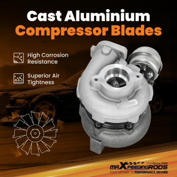 Turbo Turbocharger compatible for Nissan Navara (D40) 2.5L YD25DDTi QW25 2005- 751243-1-10