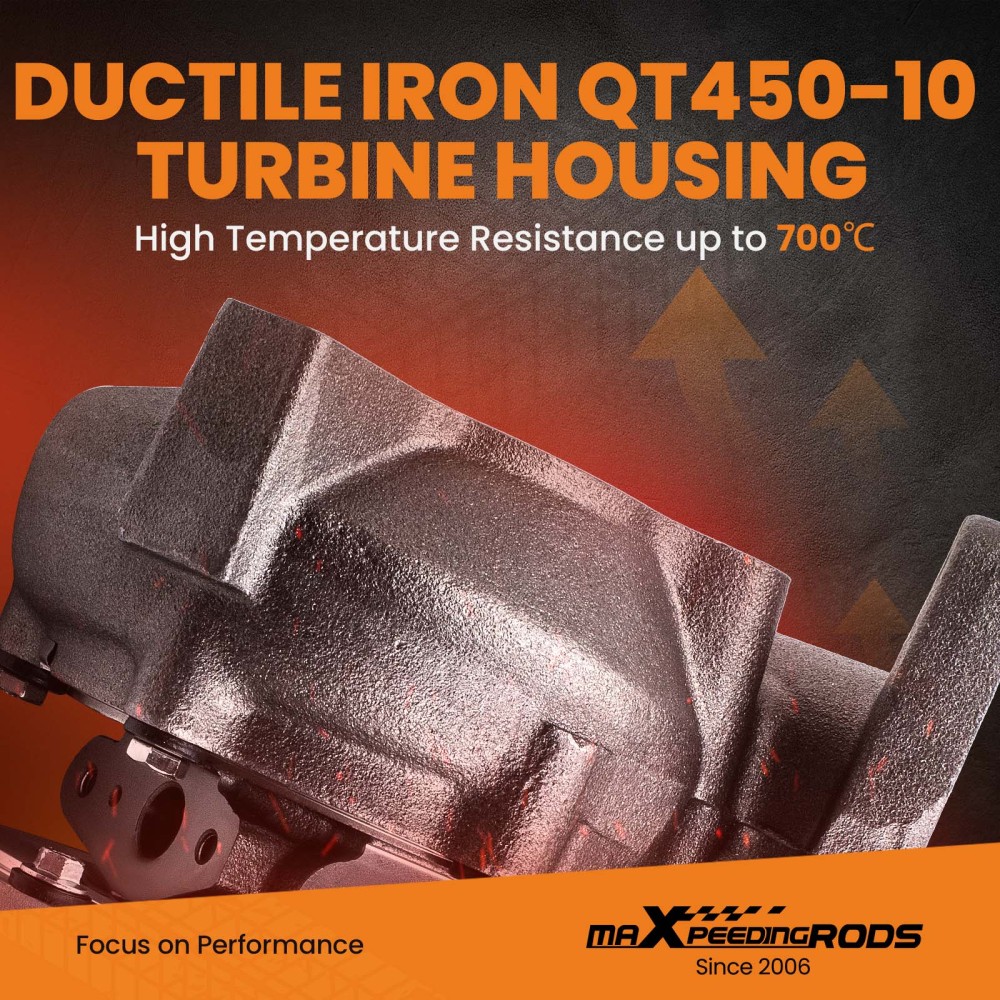 Turbo for GT2056V 14411-EB300 compatible for Nissan Navara 2.5DI 174HP Pathfinder QW25 D40