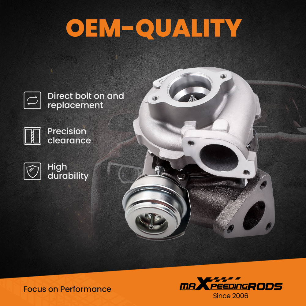 Turbo for GT2056V 14411-EB300 compatible for Nissan Navara 2.5DI 174HP Pathfinder QW25 D40