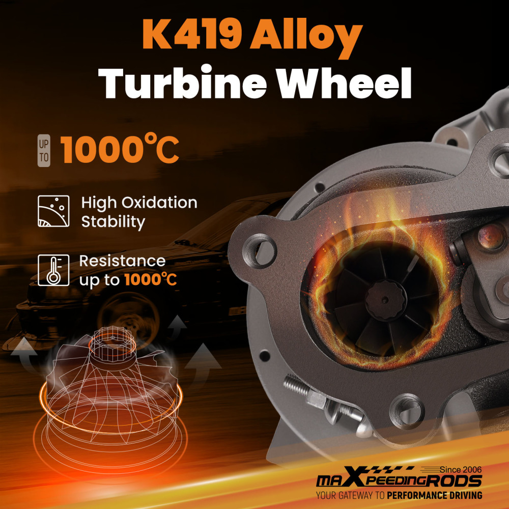 Billet Turbocharger compatible for Nissan Navara D22 YD25DDTI2.5L 14411-MB40BVA420125