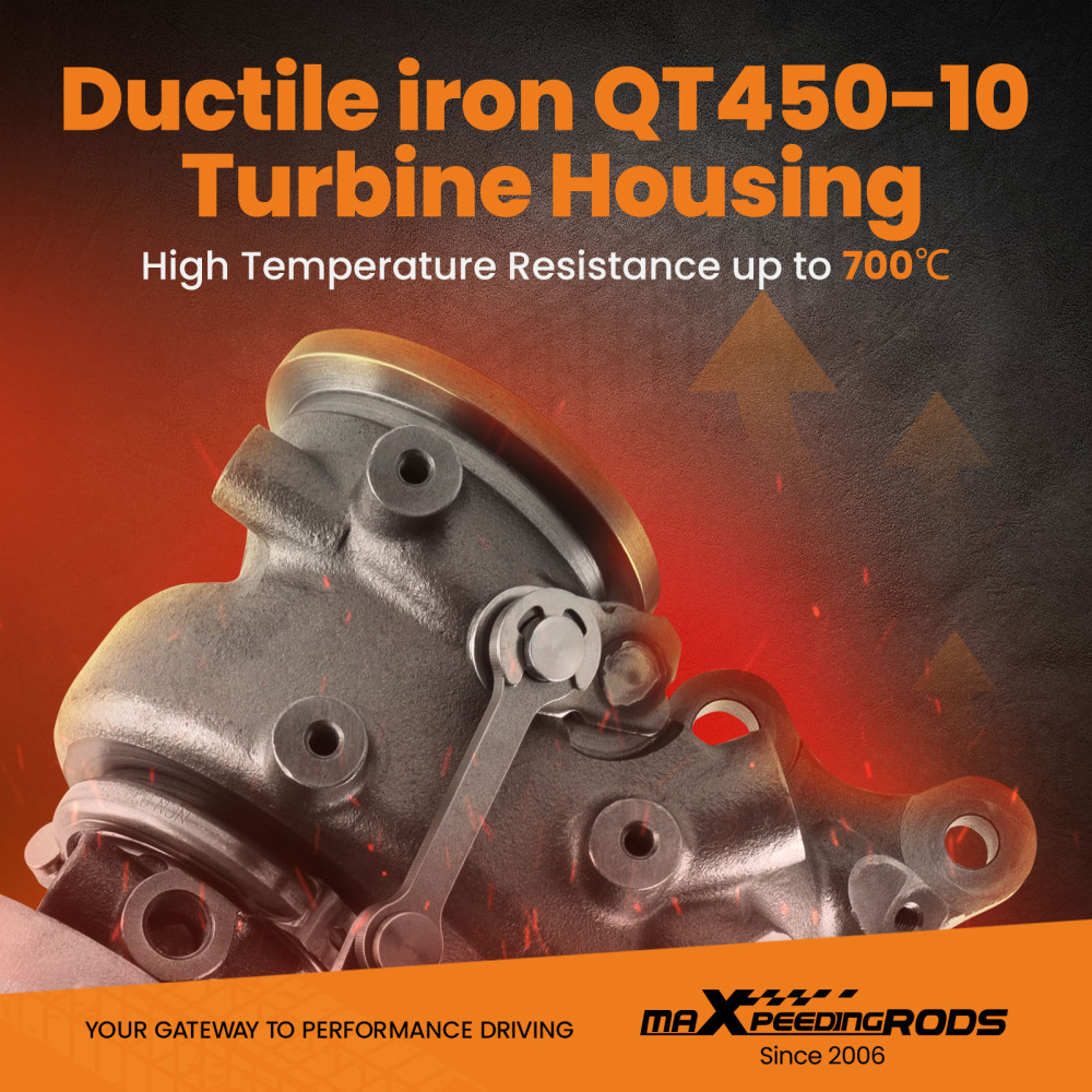 RH Turbo Turbocharger for NFINITI Q50 Q60 3.0 Red Sport 400 2016-2022 144115CA2C