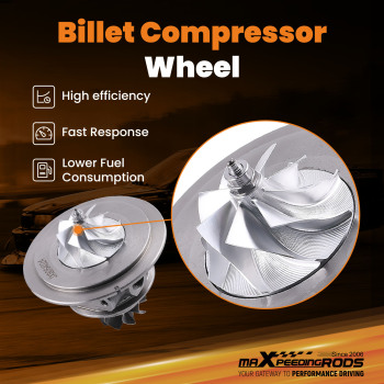 Billet Turbo Cartridge Chra compatible for INFINITI Q60 Q50 2016 - 2022 3.0L 14411-5CA0D LH