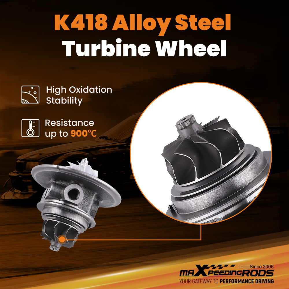 Billet Turbo Cartridge Chra compatible for INFINITI Q60 Q50 2016 - 2022 3.0L 14411-5CA0D LH