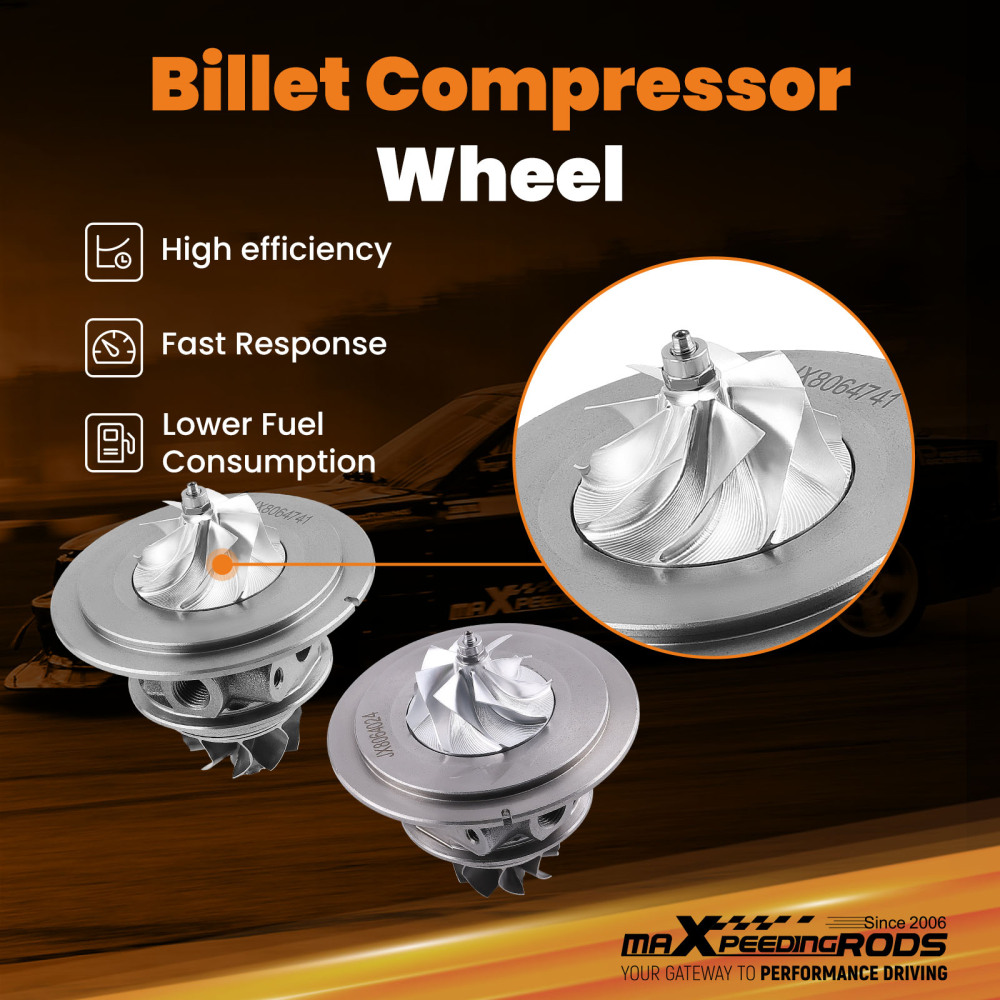 Billet Twin Turbo Cartridge compatible for INFINITI Q60 Q50 3.0 16-22 144115CA2D 144115CA0C