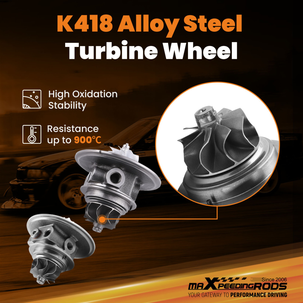 Billet Twin Turbo Cartridge compatible for INFINITI Q60 Q50 3.0 16-22 144115CA2D 144115CA0C