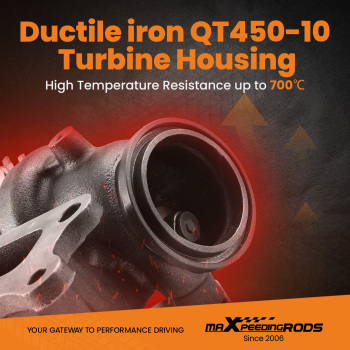 Left Turbo Turbocharger compatible for INFINITI Q50 Q60 Red Sport 400 3.0L 2997CC V6 843565